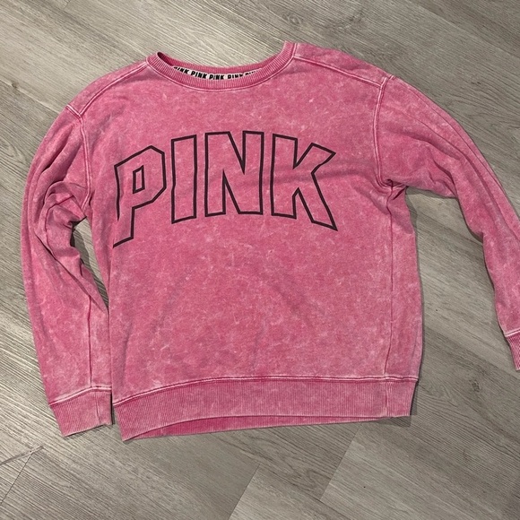 Victoria's Secret Sweaters - Pink Logo Sweatshirt 1489